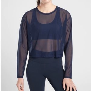 Athleta mesh circuit top